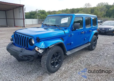2023 Jeep Wrangler 4-Door Sahara Altitude 4X4 z USA, uszkodzony, nr VIN 1C4HJXEG9PW666649